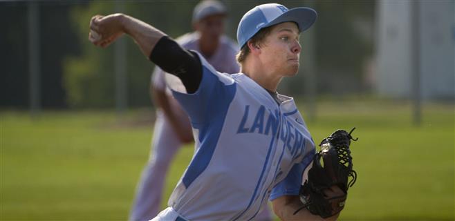 Brookfield Central pitcher Matt Ausloos tosses a 1-0, two-hit victory over Kettle Moraine to win the WIAA Regional title game July 18 at Brookfield Central.